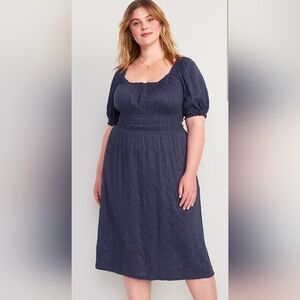 Old Navy NWT 4x navy blue dress